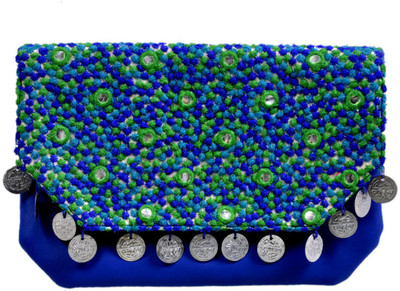 

Duchess Casual Blue Clutch
