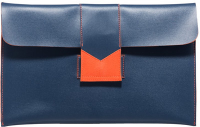 

Harp Party Blue Clutch