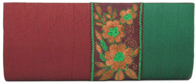 

Indian Rain Casual Red Clutch