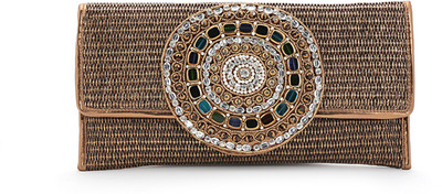 

Elligator Party Brown Clutch