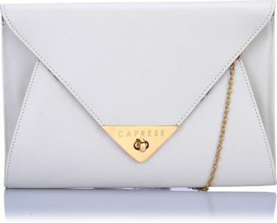 

Caprese Casual White Clutch