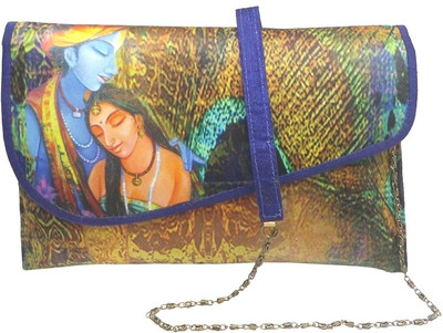 

Bhamini Party Blue Clutch