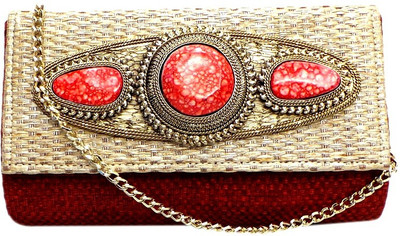 

Bhamini Party Red Clutch