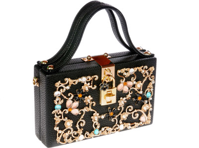 SlingOn Party Black Clutch