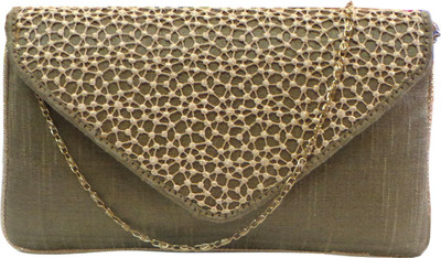 

Bhamini Party Gold Clutch