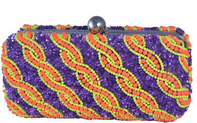 

Posh Casual Multicolor Clutch