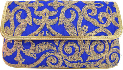 

Mahadev Exports Casual Blue Clutch