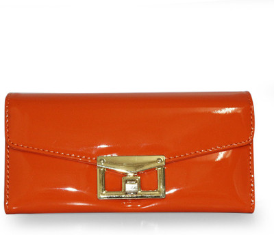 

Fabfashion Party Orange Clutch