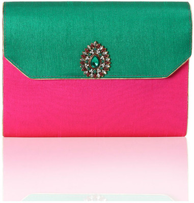 

Sparkle Street Party Pink, Green Clutch, Green;pink