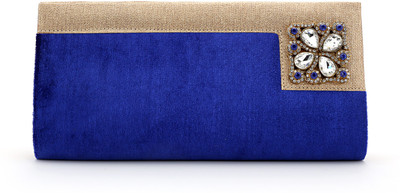 

Elligator Party Blue Clutch