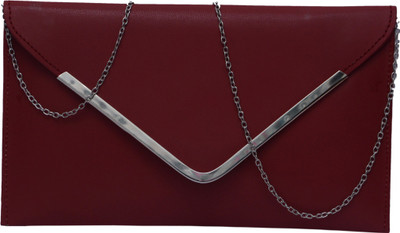 

SKMARTS Casual, Party Maroon Clutch