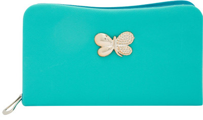 

Polki Casual Blue Clutch