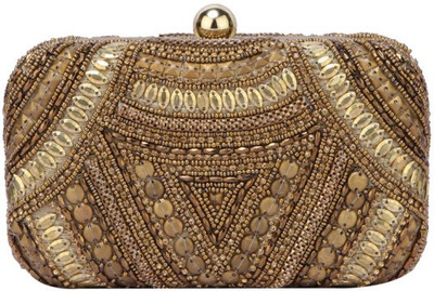 

Royal Pitarah Party Gold Clutch