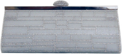 

Wanderlust Casual Silver Clutch