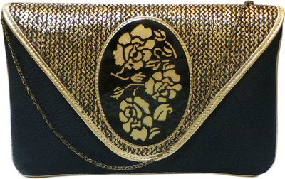 

Bhamini Party Black Clutch
