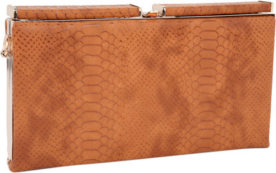

Fur Jaden Casual Tan Clutch