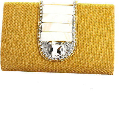 

Creative India Exports Party Gold Clutch