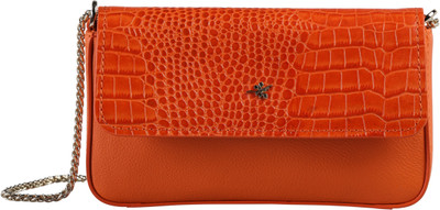 

ILEX London Formal Orange Clutch