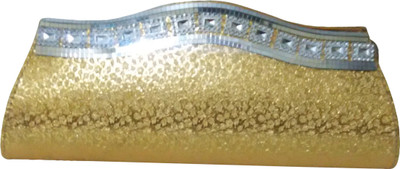 

KVM Casual Gold Clutch