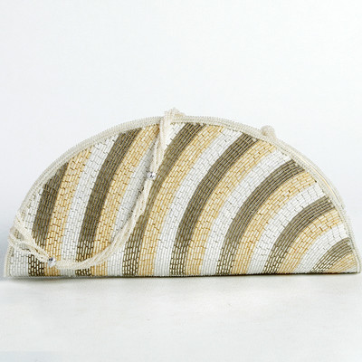 

Aapno Rajasthan Party White, Beige Clutch, Beige;white