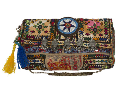 

The Indian Handicraft Store Party Multicolor Clutch