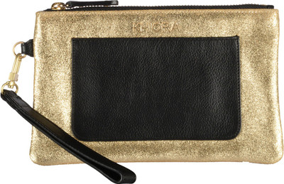

Khiora Casual Gold, Black Clutch, Black;gold