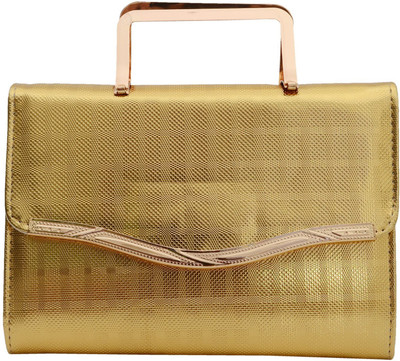 

Bagaholics Casual Gold Clutch