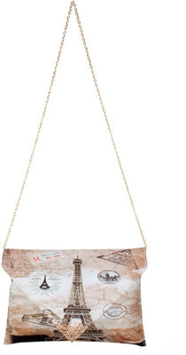 

Reedra Party Brown Clutch