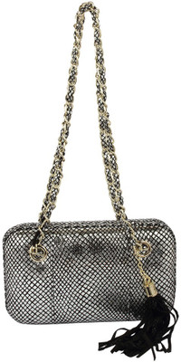 

Kion Style Party Silver Clutch