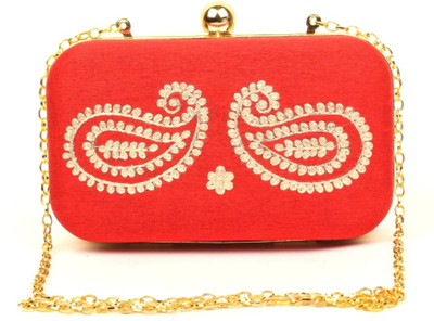 

Hepburnette Party Red Clutch