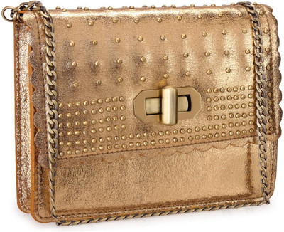 

Jasbir Gill Casual Gold Clutch