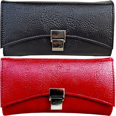 

Purseonality Casual Black, Red, Maroon Clutch, Black;maroon;red