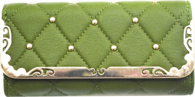 

JG Shoppe Casual Green Clutch