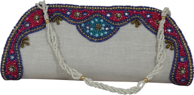 

Connectshop Party White Clutch