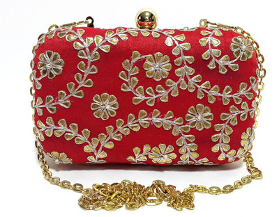 

Arisha Kreation Co Party Red Clutch