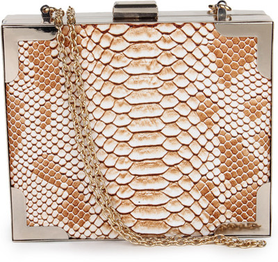 

Amatra Casual Brown, White Clutch