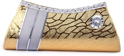 

Brendon U.K Party Gold Clutch