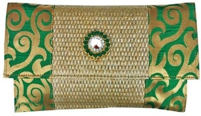 

Angelfish Party Green Clutch