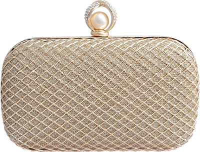 

Super Drool Formal Gold Clutch