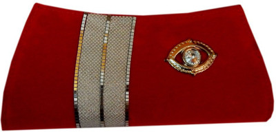

Navaksha Party Red Clutch
