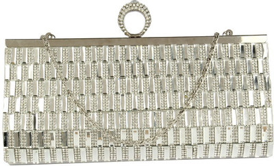 

Kion Style Party Silver Clutch