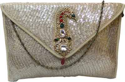 

Bhamini Party Gold Clutch