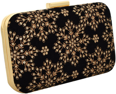 

Arisha Kreation Co Formal Black Clutch