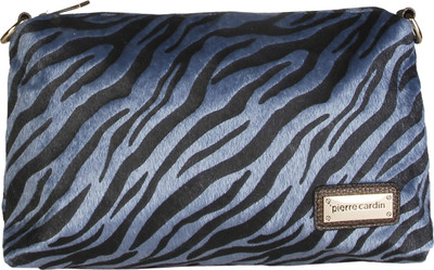 Pierre Cardin Casual Blue, Black  Clutch at flipkart