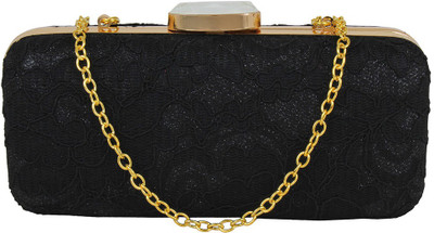

PamperVille Party Black Clutch