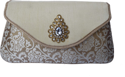 

Mahadev Exports Casual White Clutch