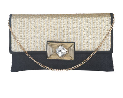 

Sunbeams Party Black Clutch