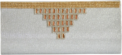 

Groovy Party Silver Clutch