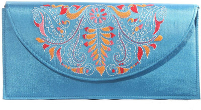 

Slice Of Bengal Casual Blue Clutch