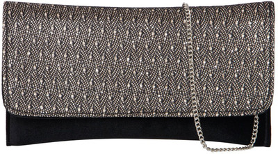 

Adisa Casual Black Clutch